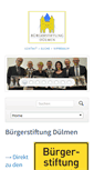 Mobile Screenshot of buergerstiftung-duelmen.de
